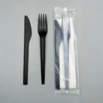 Quanhua Plant Based Disposable BPI Plastic Free OK Compost PLA Cutlery Knife Fork Spoon Biodegradable Tableware - Image 5