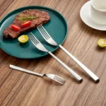 Custom Luxury Modern Restaurant Cutlery Set 304 Stainless Steel Customizable Dinnerware Sets - Image 2