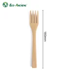 Popular Hot Sale Eco Friendly Bamboo Cutlery Set Bamboo Spoon Fork Reusable Bamboo Cutlery Set - Image 3