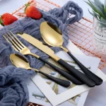 Manufactured Factory Silver Gift Set Flatware Set Stainless Steel Dinner Cutlery 24pcs Fork Spoon Knife Set - Image 5