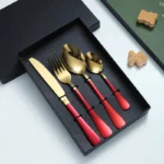 Manufactured Factory Silver Gift Set Flatware Set Stainless Steel Dinner Cutlery 24pcs Fork Spoon Knife Set